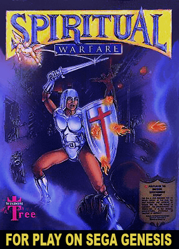 Spiritual Warfare box art for Sega Genesis